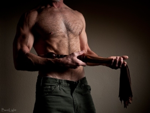 holding flogger